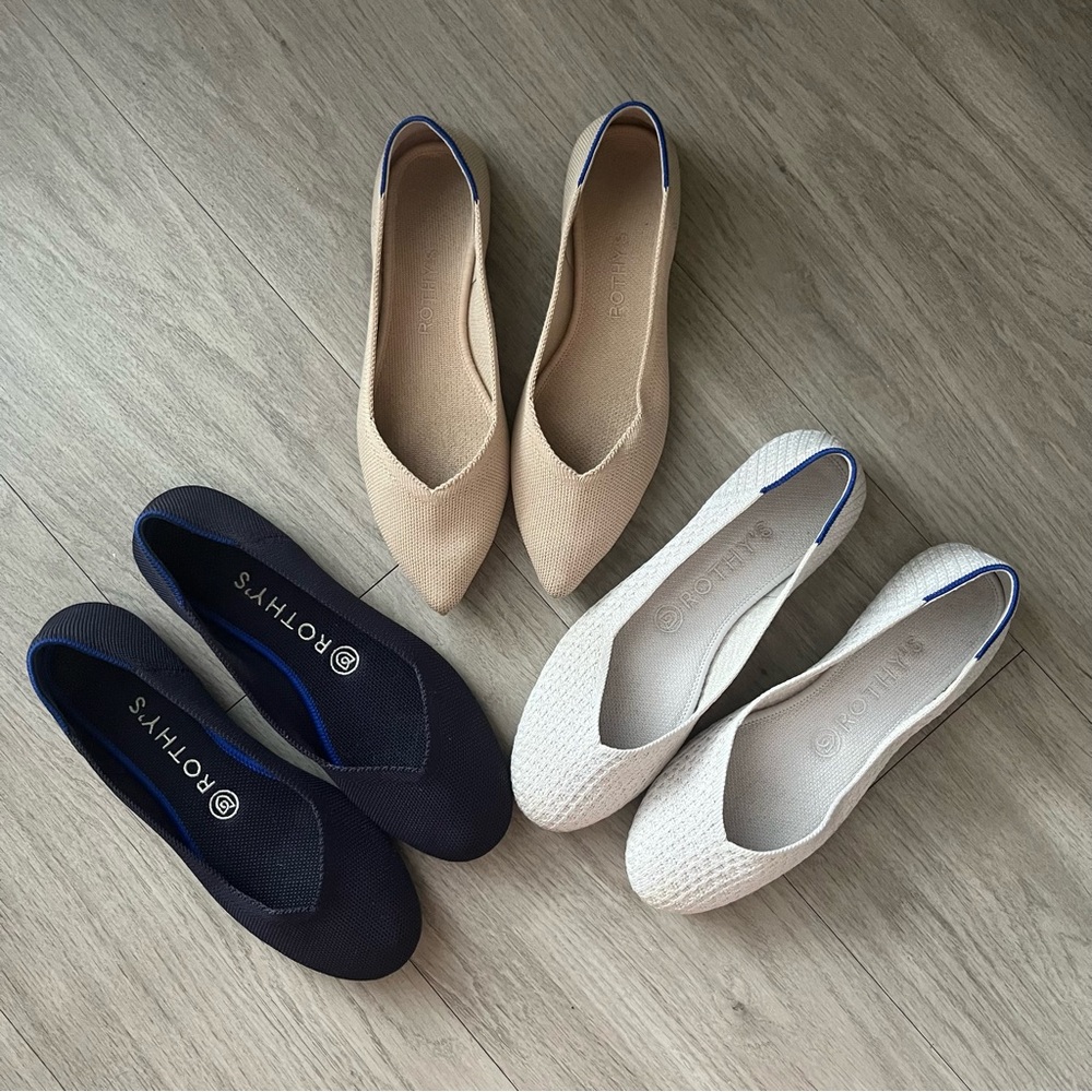 Rothy’s flats bundle size 7.5